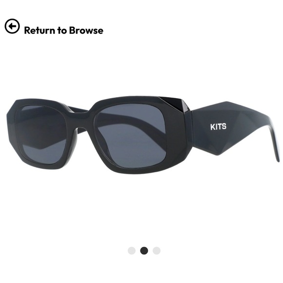 KITS Runway Sun Black Womens Sunglasses BRAND NEW - Picture 1 of 14